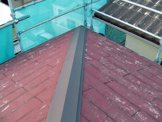 神奈川県横浜市中区 板金交換　ガルバリウム鋼板