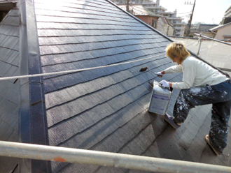横浜市港北区 雨漏り補修　屋根塗装完工