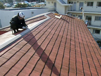 横浜市港南区　板金撤去