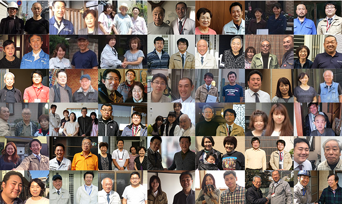 お客様の顔写真