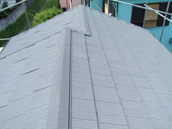 屋根葺き替え完了