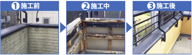 施工前から施工後