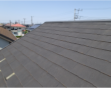 塗装の色あせ、苔の発生など塗装の時期がきていました。