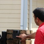 中野区　スレート屋根からガルバリウム鋼板の金属屋根へ屋根工事前の近隣へご挨拶