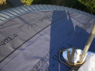 新規防水紙設置