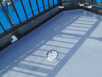 ウレタン防水完了