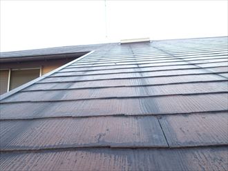 コロニアル屋根の雨漏り点検