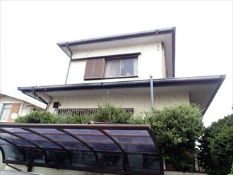 稲城市　厚手スレート材の劣化003_R