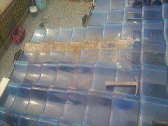 木更津市丸覆い瓦棟とり直し004