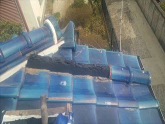 木更津市丸覆い瓦棟とり直し003