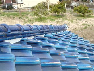 木更津市瓦の傷001