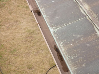 いすみ市　雨樋調査　雨樋劣化