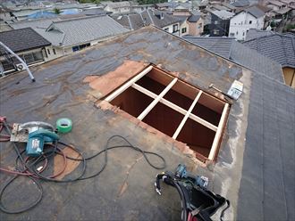 千葉市トップライト撤去008