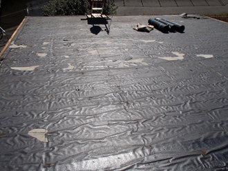 袖ヶ浦市　屋根葺き替え工事　古い屋根材の撤去