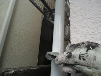 細部塗装　雨どい