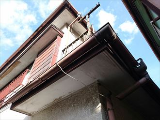 花見川区雨樋補修現場調査001