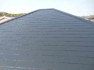 江東区　屋根塗装　屋根シール補修材　工事後