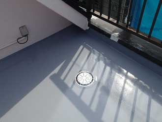 ウレタン防水　完工