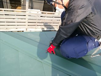 コロニアルからカバー船橋工事中011