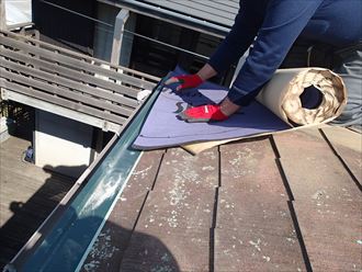 コロニアルからカバー船橋工事011