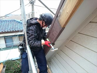 市川市破風板金直し007