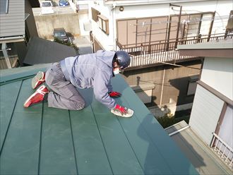 コロニアルからカバー船橋工事清掃001