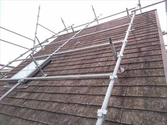 市川市屋根足場002