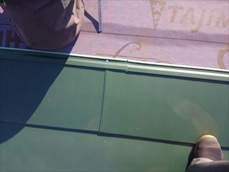 コロニアルからカバー船橋工事中003