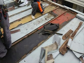 市川市店舗屋根工事004