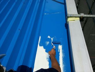 江東区遮熱屋根塗装006