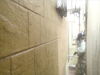 船橋市屋根外壁塗装工事洗浄005