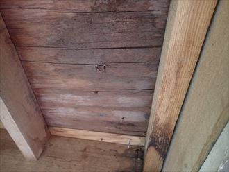 軒天,剥がれ,補修,張替