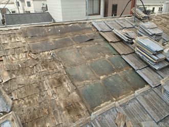 足立区セメント瓦葺き替え着工007