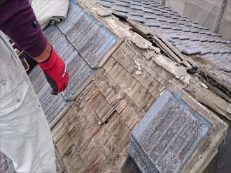 足立区セメント瓦葺き替え着工005