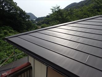 屋根カバー工事,棟,ガルバリウム鋼板