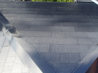 小金井市　遮熱塗料を使った屋根塗装　完了