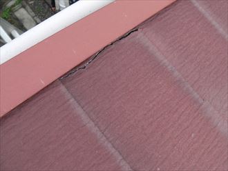 屋根材,スレート,割れ