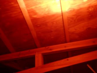 屋根裏,雨漏り,確認