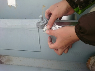 ボルトキャップの錆止め