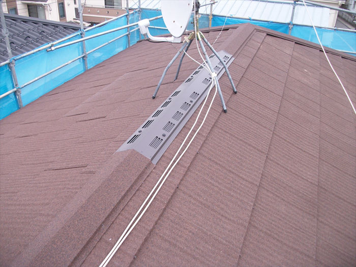 葛飾区　屋根カバー工法完了
