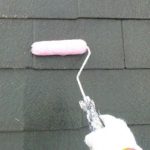 屋根塗装の様子