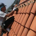 S型瓦の胸取り直し工事