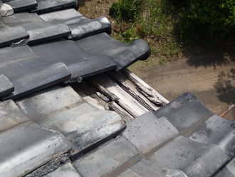 問題のある屋根の状態