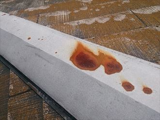 棟板金錆び