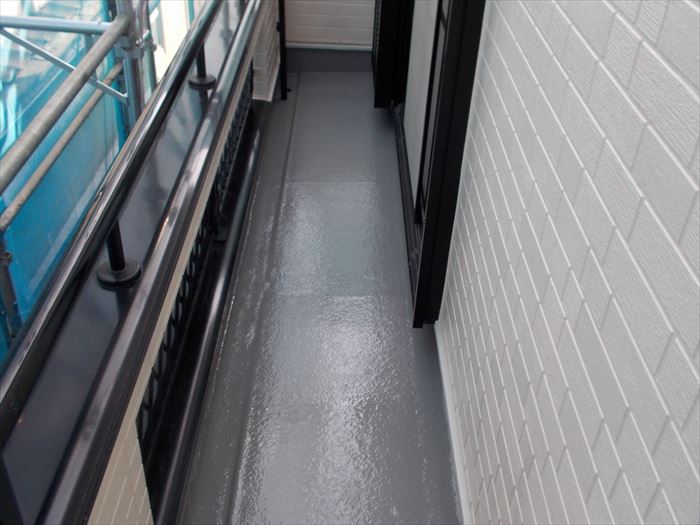 ウレタン塗膜防水,完了