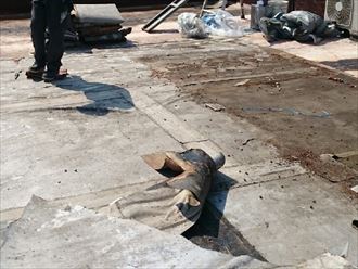 シート防水剥がし