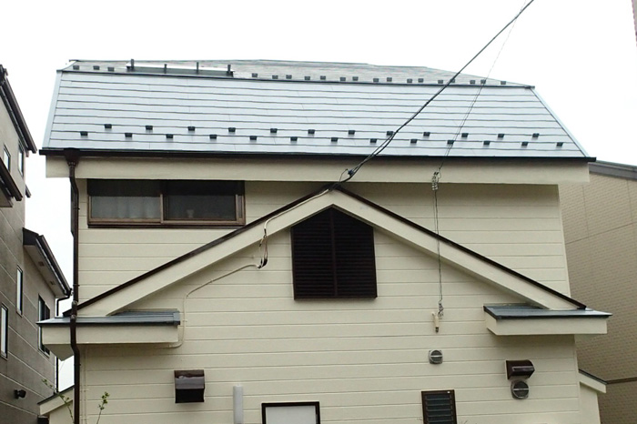 川崎市幸区　屋根塗装後