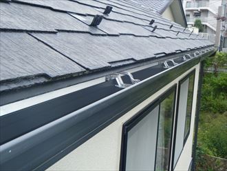 雨樋取り付け完了