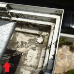 曲がりのひび割れ