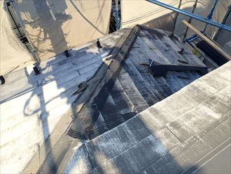 棟板金貫板撤去